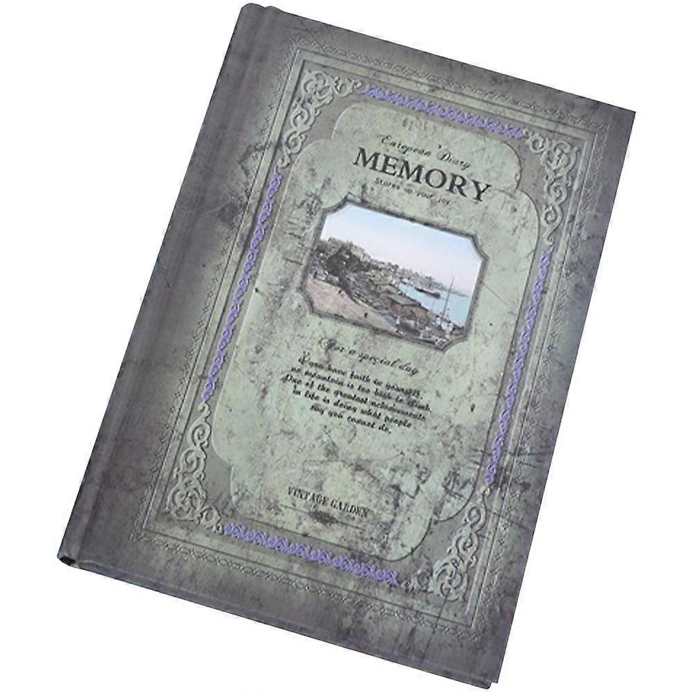 Green Retro Notebook Simple Notepad for Daily Use At School Office