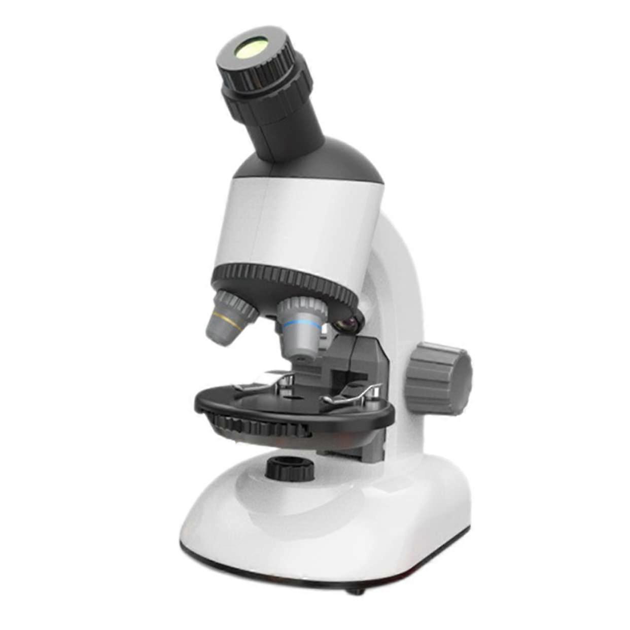 Kids Microscope with LED Illumination, Rotatable Angle, Definition Lens for Science Learning