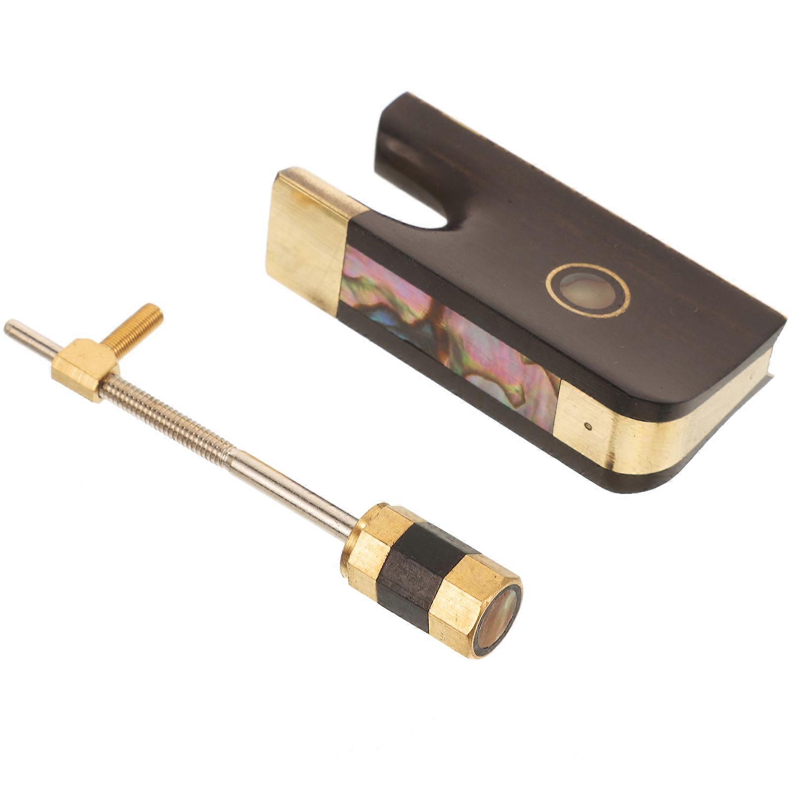 Cello Bow Frog Cello Bow Frog Replacement with Screw Professional 1Set Accessory