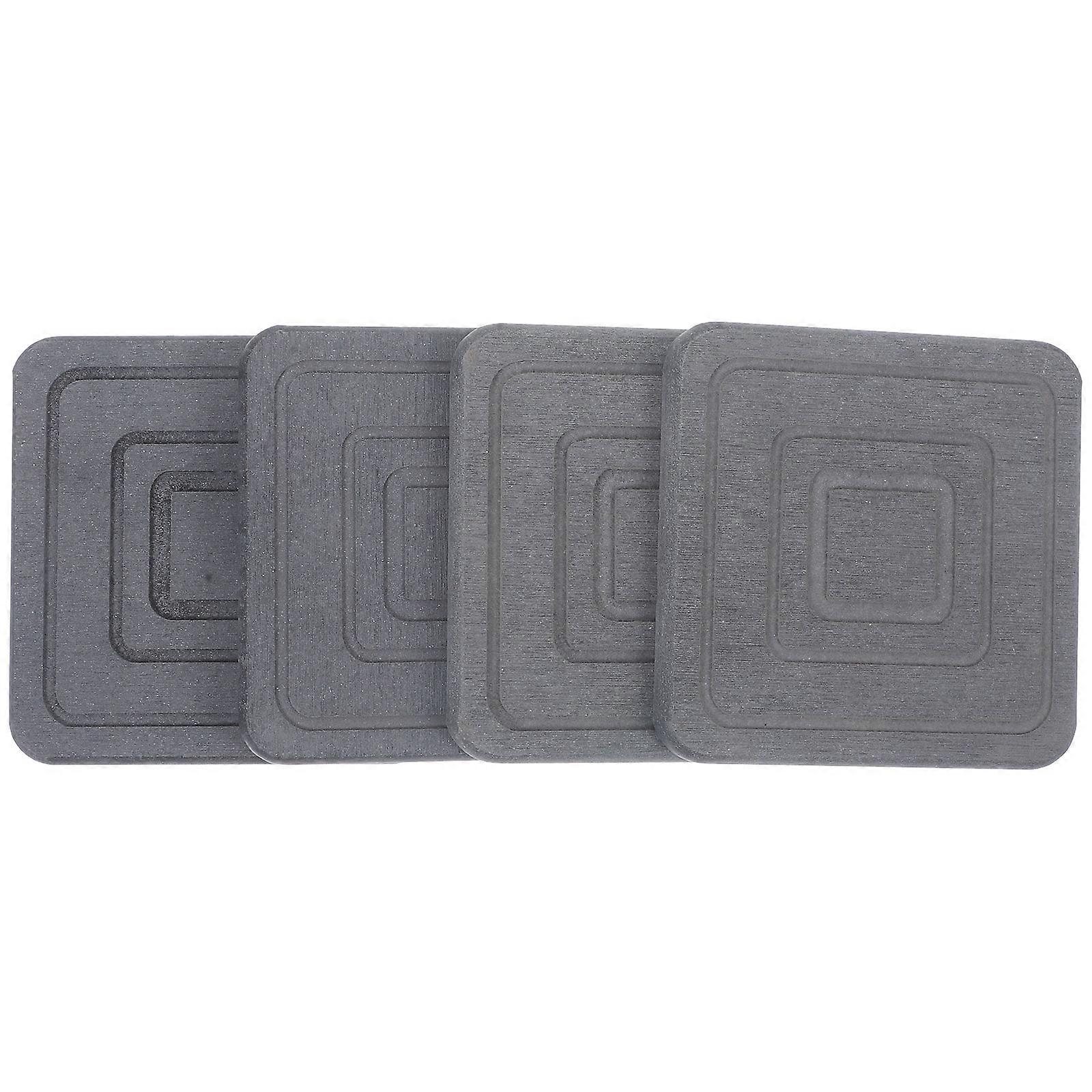 Diatomite Coaster Water Absorbent Mat Practical Use 16Pcs