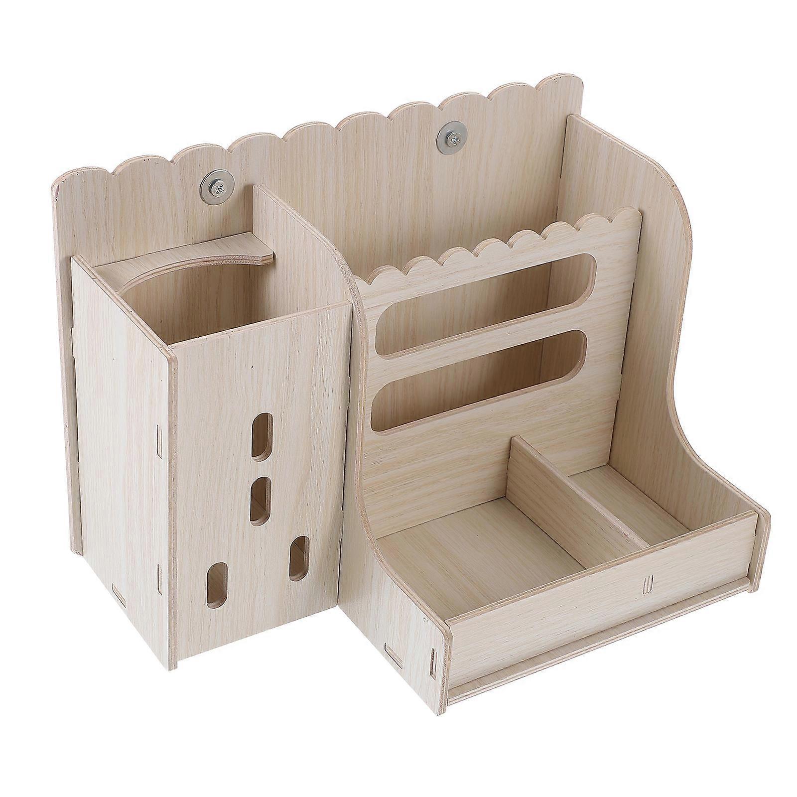 Wooden Grass Feeder Hay Feeder for Rabbit Feeding Use