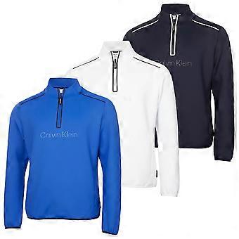 Calvin Klein Herren Brookhill Technical Stretch Golfpullover mit halbem Reißverschluss