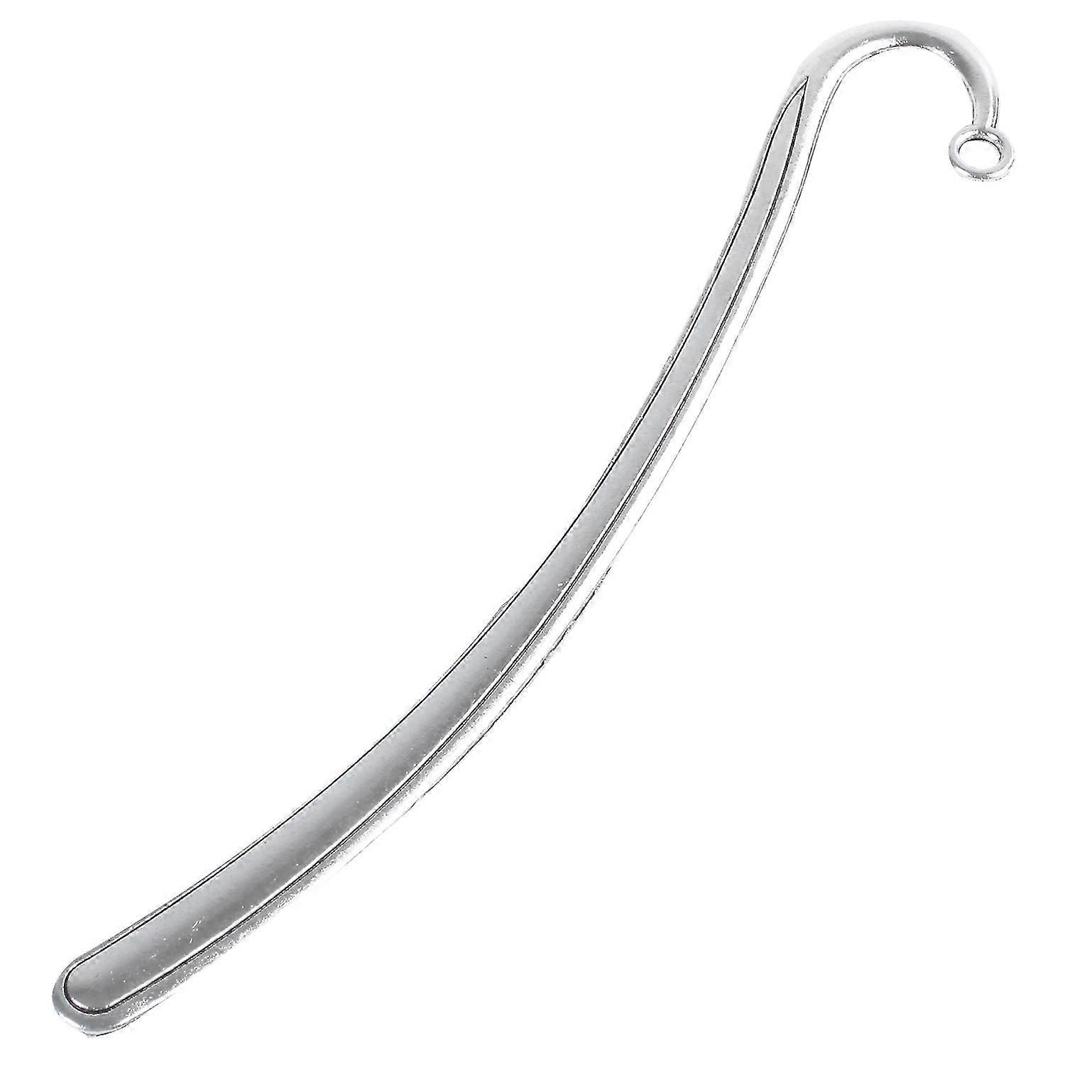 5 Pcs Silver Tone Blank Bookmarks 12.5cm