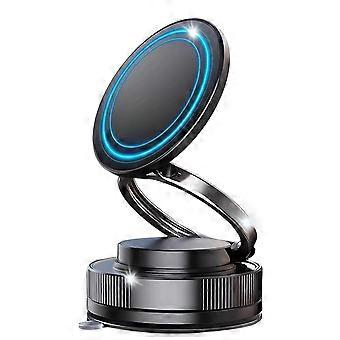 Car Mount for MagSafe with Strong Vacuum Suction and OneHand Quick Release for iPhone and Android