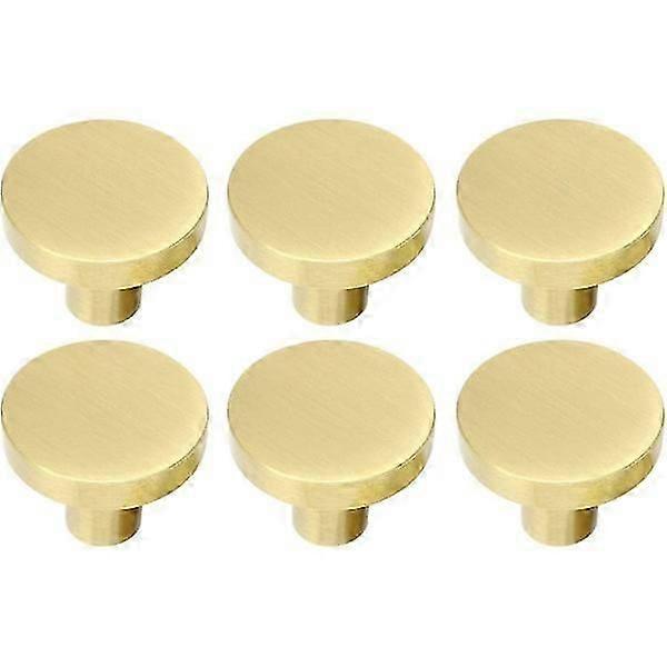 Round cabinet knobs in solid brass, round cabinet door handles BH