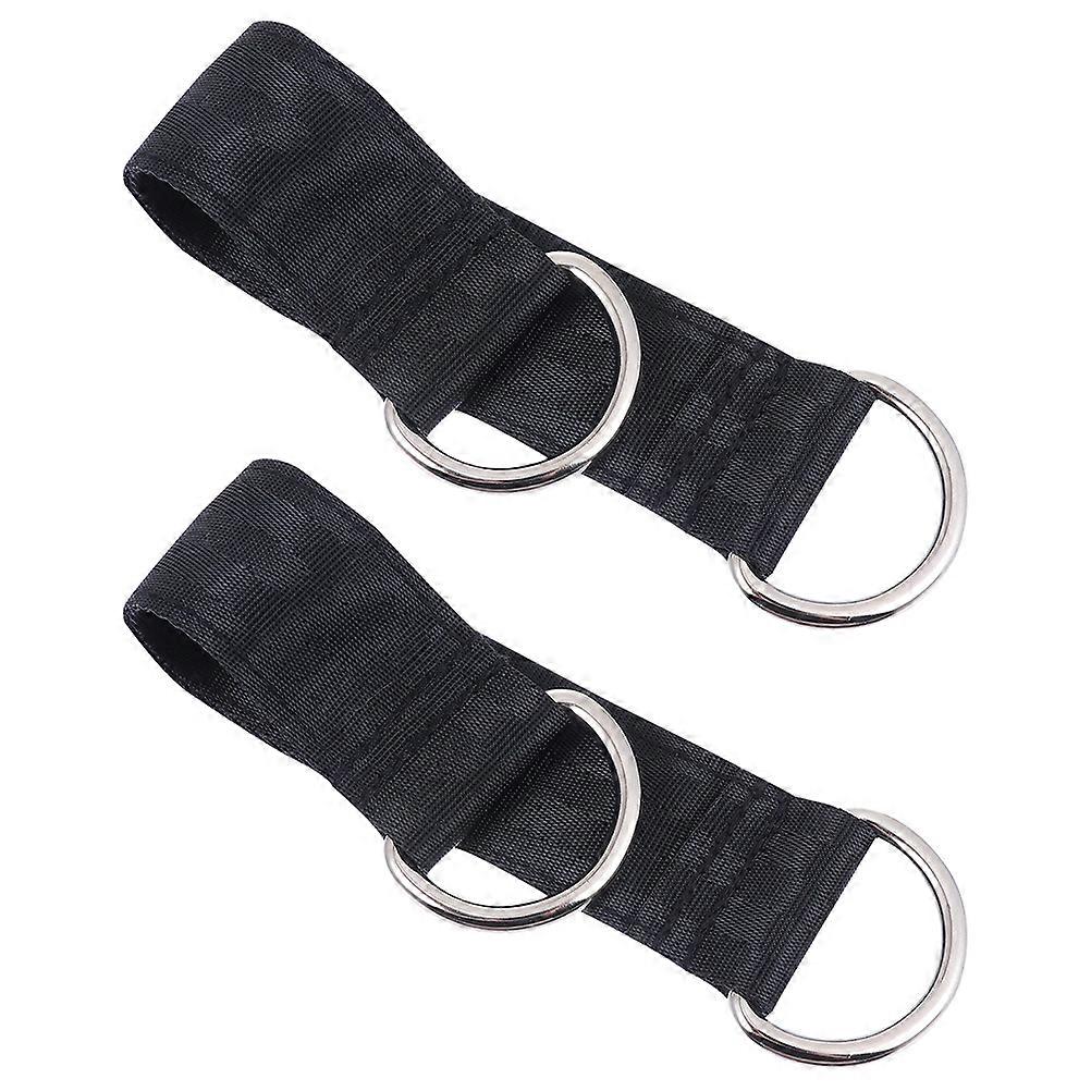 Indoor Pullup Bands Multifunctional Training Straps 4Pcs Black