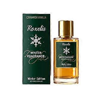 Roxelis Cinnamon Vanilla Winter Edition Limited Edition Fragrance exudes a gentle, natural, fresh, elegant and portable fragrance that lingers on the 
