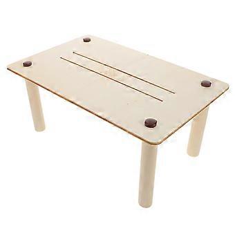 Wooden Fighting Table for Small Animals with Ladder for Creative Interactive Play 5Pcs
