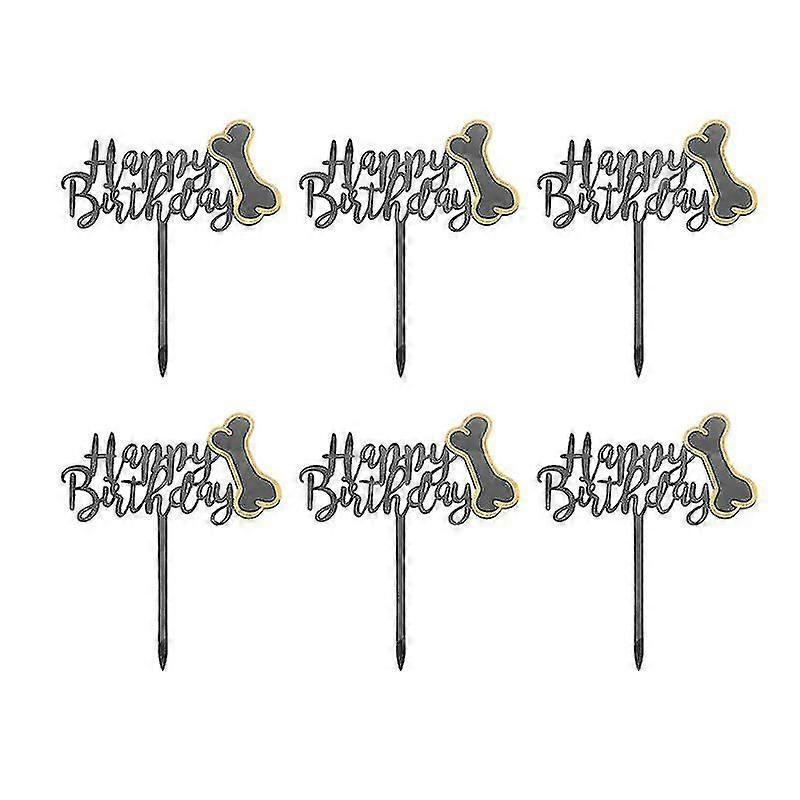 6pcs cake decorations, Creative Cake Topper