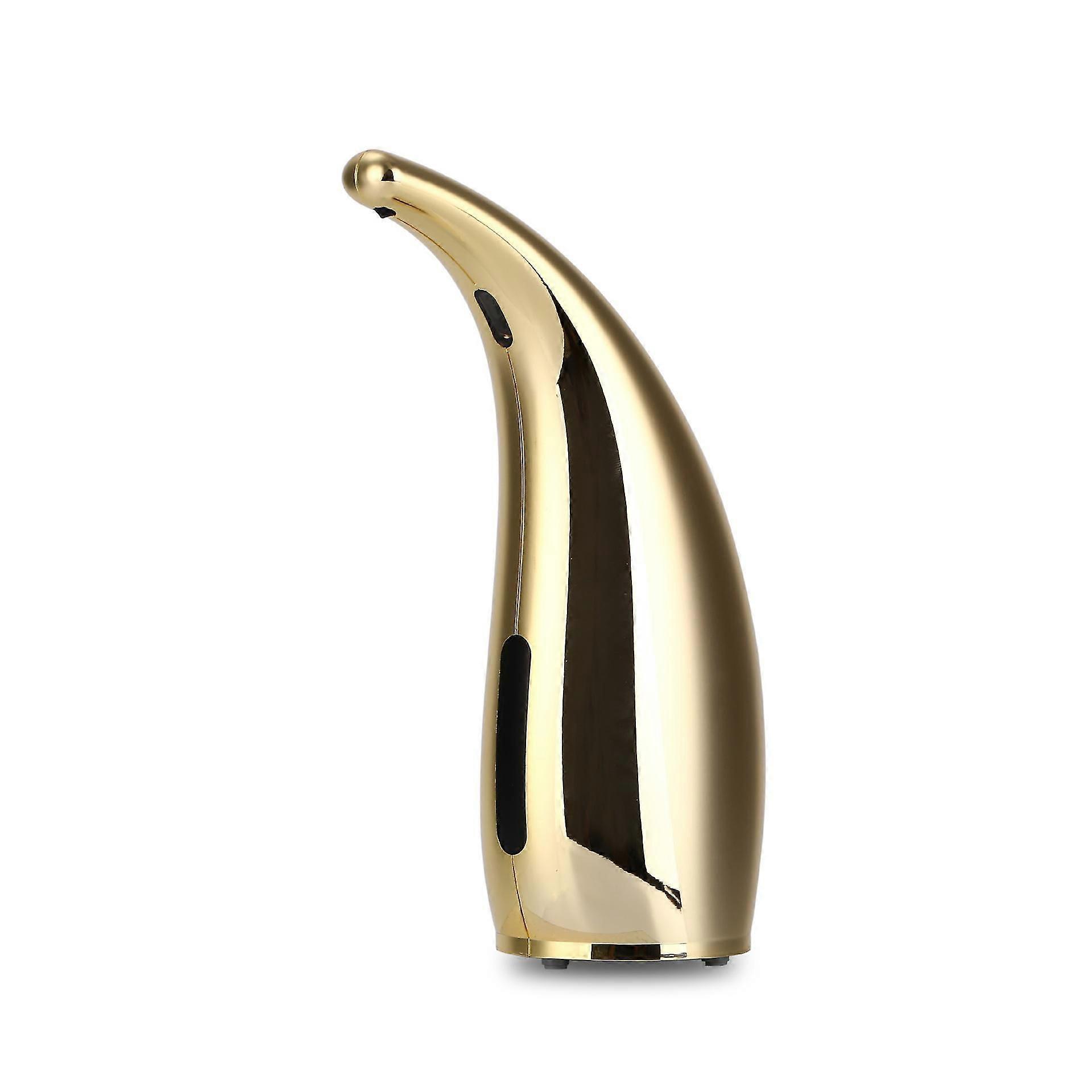 Soap Dispenser Automatic, Touchless Liquid Soap Dispenser, with Infrared Motion Sensor, Gold, 300ml/11oz-Good