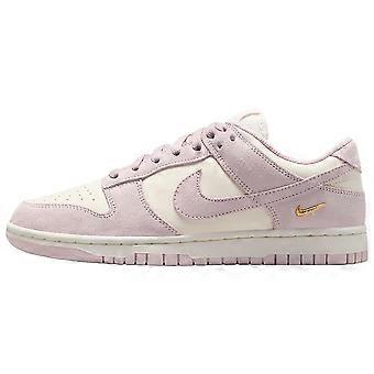 Nike Dunk Synthetic Leather, Leather Cushioning Low top Skateboard Shoes Women's White Pink IO4244-100