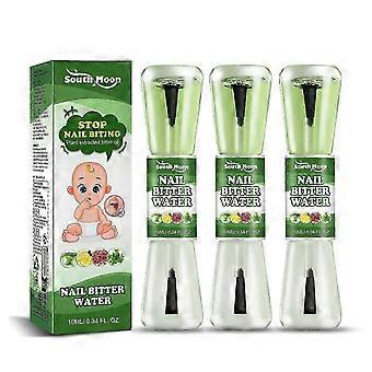 3x No Bite Stop Nail Biting Bitter Non Tossico Cura Delle Unghie Anti-mangiare Per I Bambini