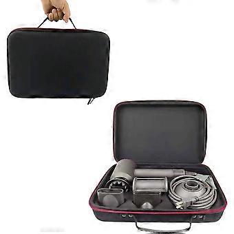 Hosoncovy hard carrying case for dyson hd08 supersonic hair dryer and nozzles (black) [XR]