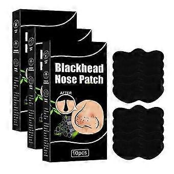 3boxes Peel Off Blackheads Remove Plaster Nose Strips Pull Black Mask for Women Beauty