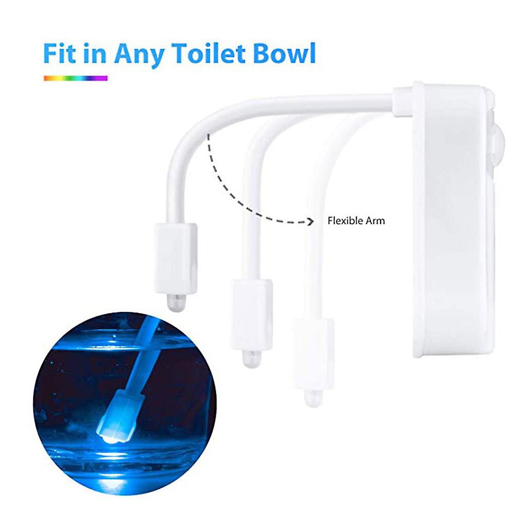Led Toilet Light Human Induction Automatic Motion Sensor Bathroom Night Light | Fruugo DK