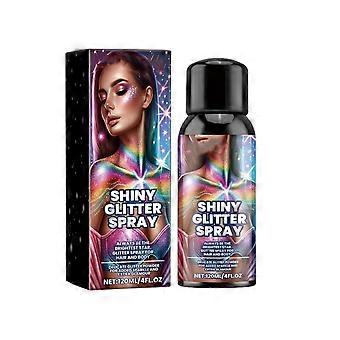 Glitter Spray for Hair and Skin - Long Lasting Shimmer with Instant Reflective Shine for Parties