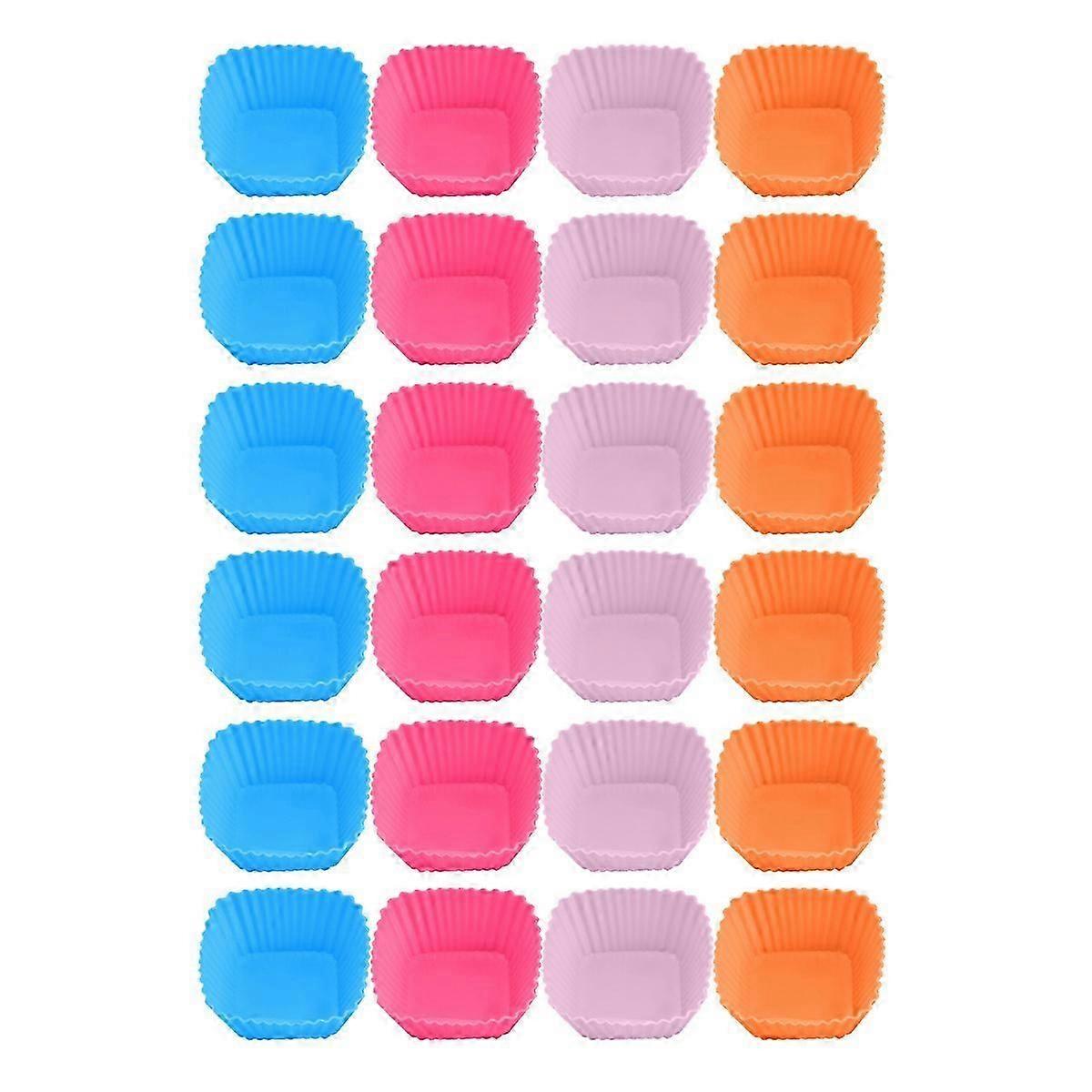 Reusable silicone molds, including round, rectangular, square, flower and other silicone
