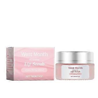 West Month Lip Care Scrub verzacht dode huidcellen, exfolieert, herstelt en vervaagt liplijntjes