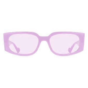 Gucci GG1534S 004 Full Rim Violet Women Rectangle Sunglasses UV1 Original