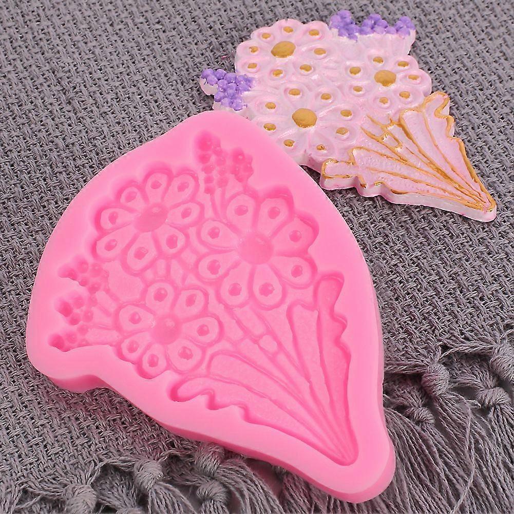 Three sunflower-shaped cake decorative molds - 1PC