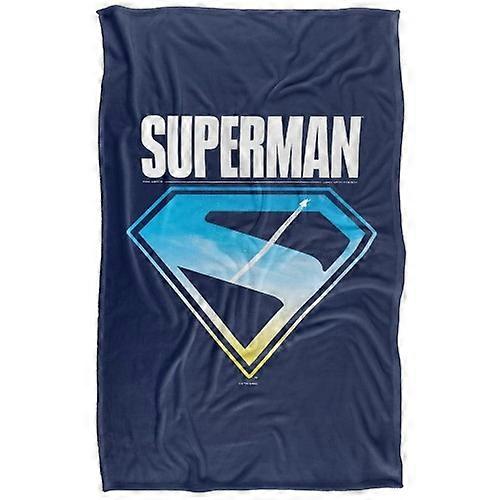 Superman 2025 Flight Soft Touch Logo Blanket