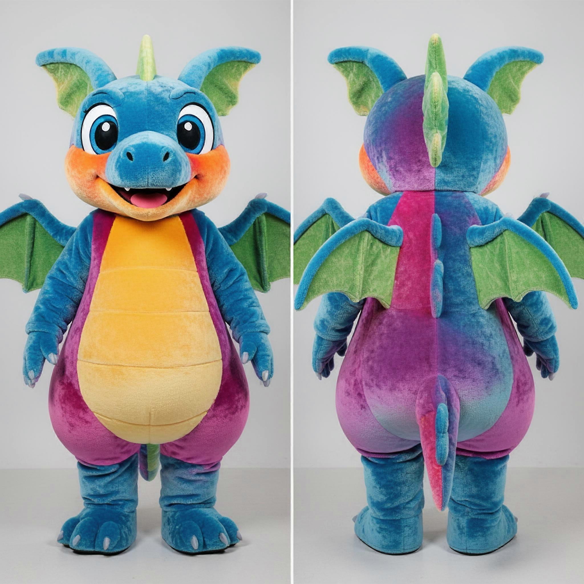 MASTICOT Pastel Turquoise Cardigan Dimorphodon Mascot