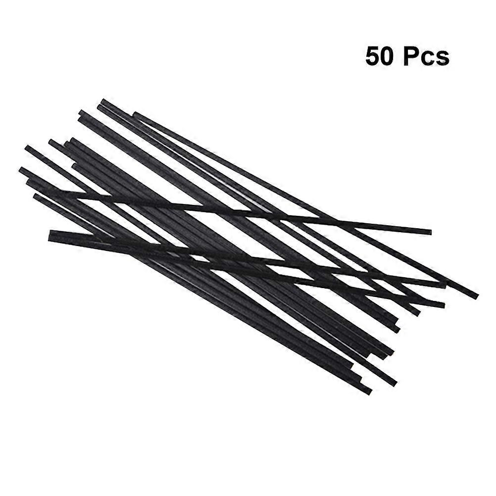 Aroma Stick Diffuser Black Fiber Rods for Diffusering 50Pcs Aromatherapy