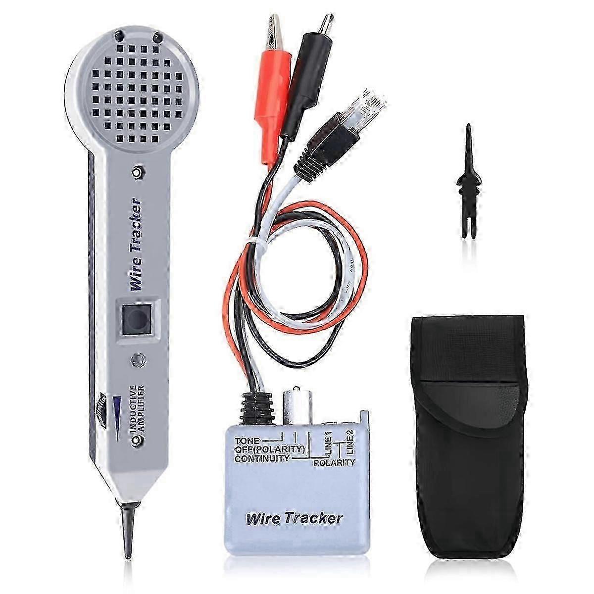 Tone Generator and Probe Kit, 200ep Wire Tracer Circuit Tester, Designed for Ethernet Network Cable Testing