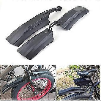Universal Bicycle Mudguard Set with Full Coverage - Thickened Fenders for All UK Weather Conditions