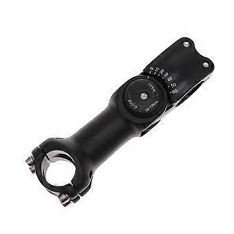Aluminum Alloy Bike Handlebar Stem with Adjustable Angle for Bike 25.4x110 Black