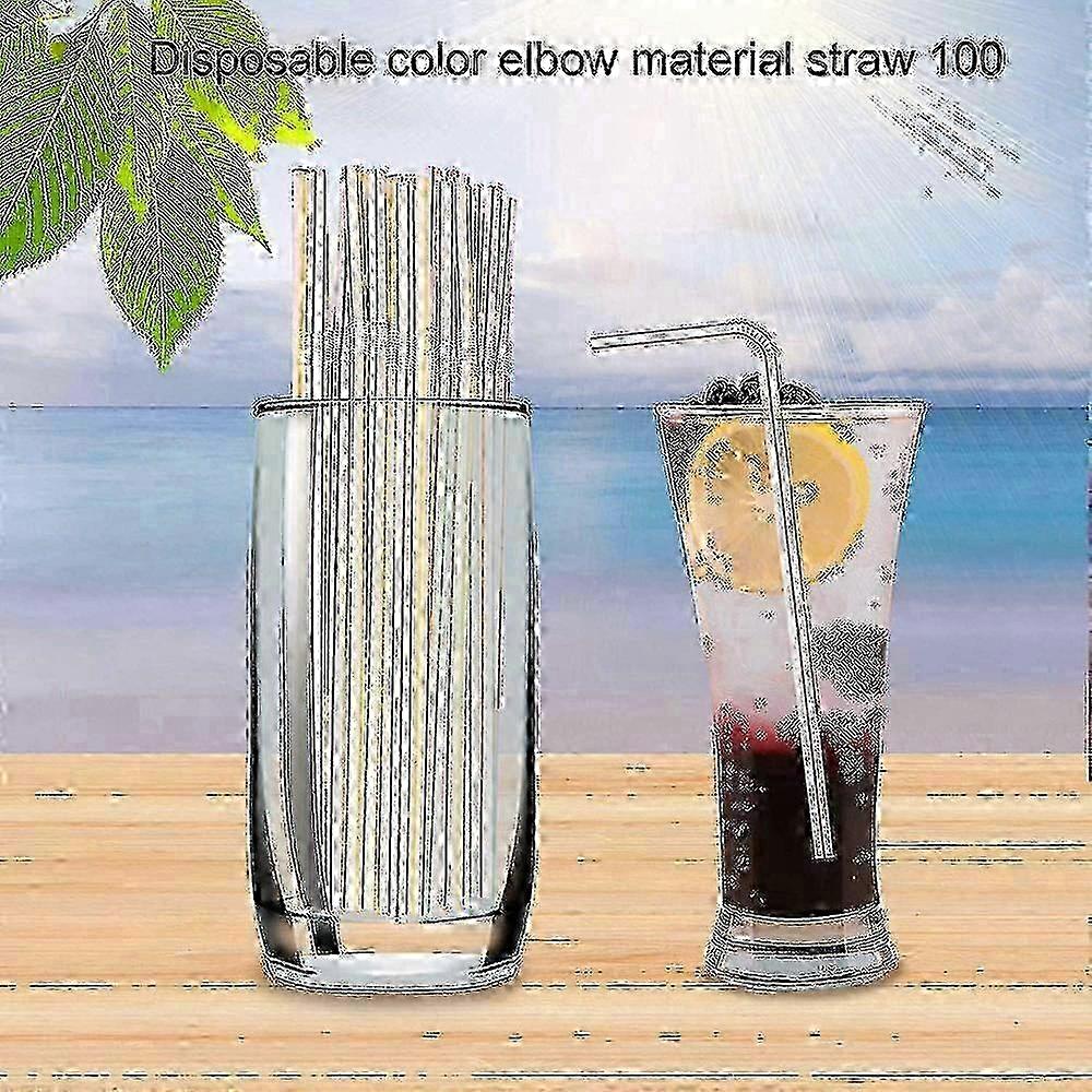 1000pc 21cm Eco PP Drinking Straws