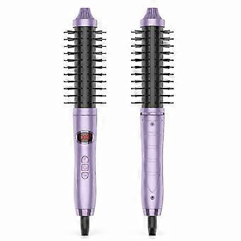 B Curling Brush with Digital Display and Adjustable Temperature, Straightening and Curling, US Plug Version JY