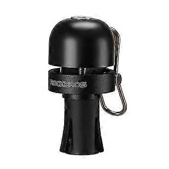 ROCKBROS Road Bike Bicycle Bell 18-25mm Handlebar Plug Bell Waterproof High Decibel Bike Horn Black KIT