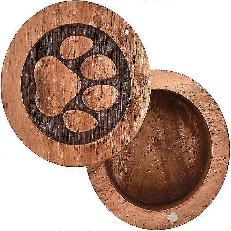 Compact Acacia Pet Memorial Urn