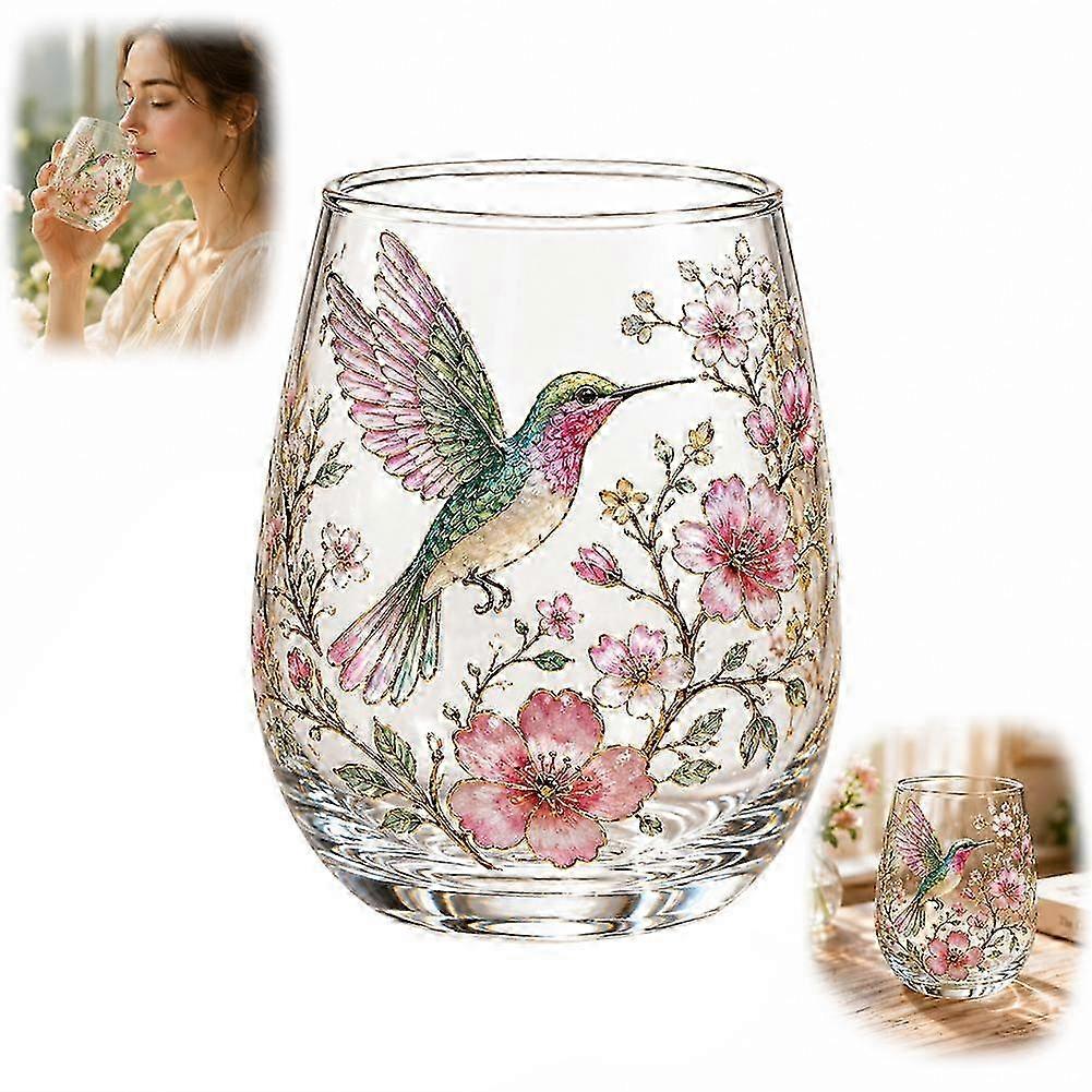 Nature-Inspired Glass Decor Cup