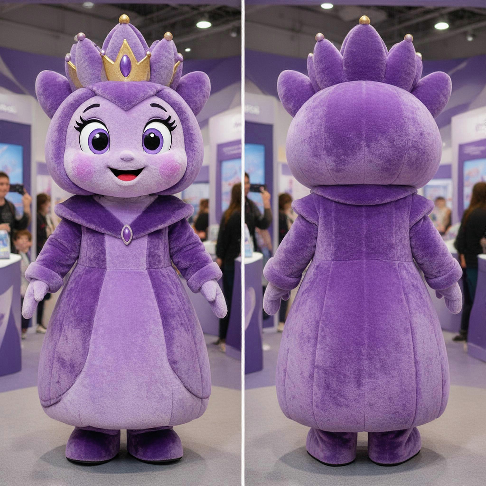 MASTICOT Lavender Regal Queen Mascot