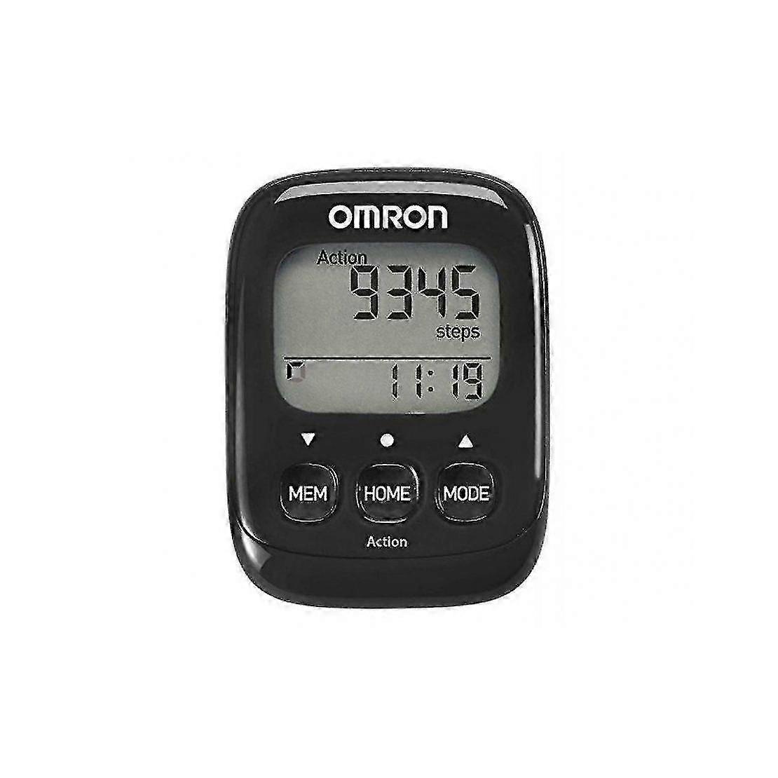HJ325-EBK Pedometer Highly Sensitive 3D Sensor Accurate Step Counter Black dkcf