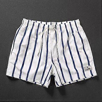 Mens Quick-Dry Board Shorts With Double-Layer Design Beach Vacation Swimming Surfing Water Sports