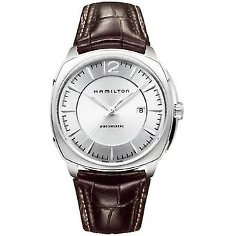 Watch hamilton xl jm cushion 43mm watch watch for Men Analog Automatic with cowhide bracelet H36515555