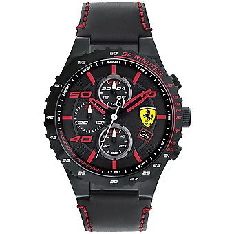 Ferrari Speciale Evo kvartsi analoginen mies katsella Cowhide ranne koru 0830363