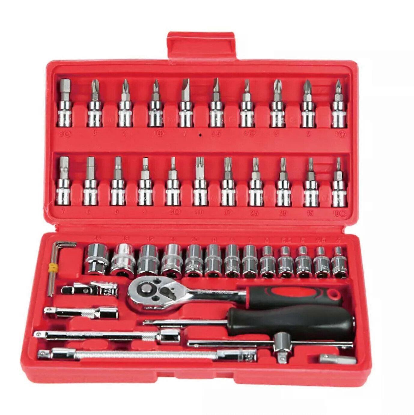Extension Bar Socket Ratchet Wrench Set with Quick-Release Reversible Mechanism