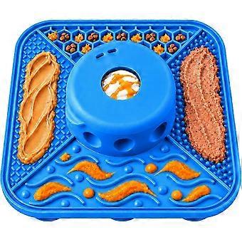 Hundslickskål med boll, långsam matning, hundskål och slickmattor för hundar
Halkfri slickmatta med rullande bolldesign ökar interaktionen och långsam matning