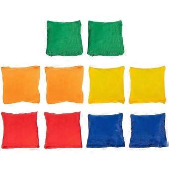 Children's Bean Bags Compatible withHand-eye Coordination Improvement At C-ampgrounds And Picnics Assorted Color 10Pcs-am