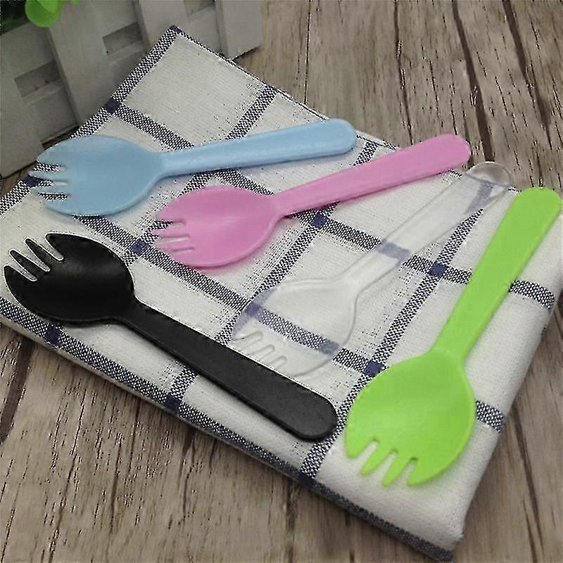 100pcs Plastic Spork