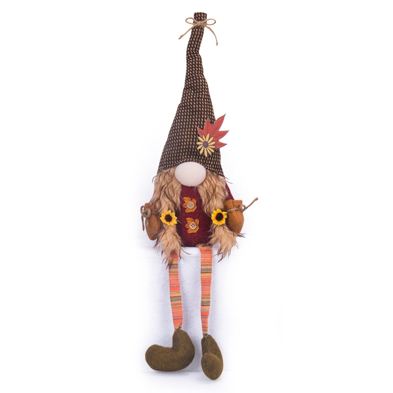 Maple Leaf Faceless Rudolph Ornament Soft Reliable Comfortable For Tiered Tray Window Sill