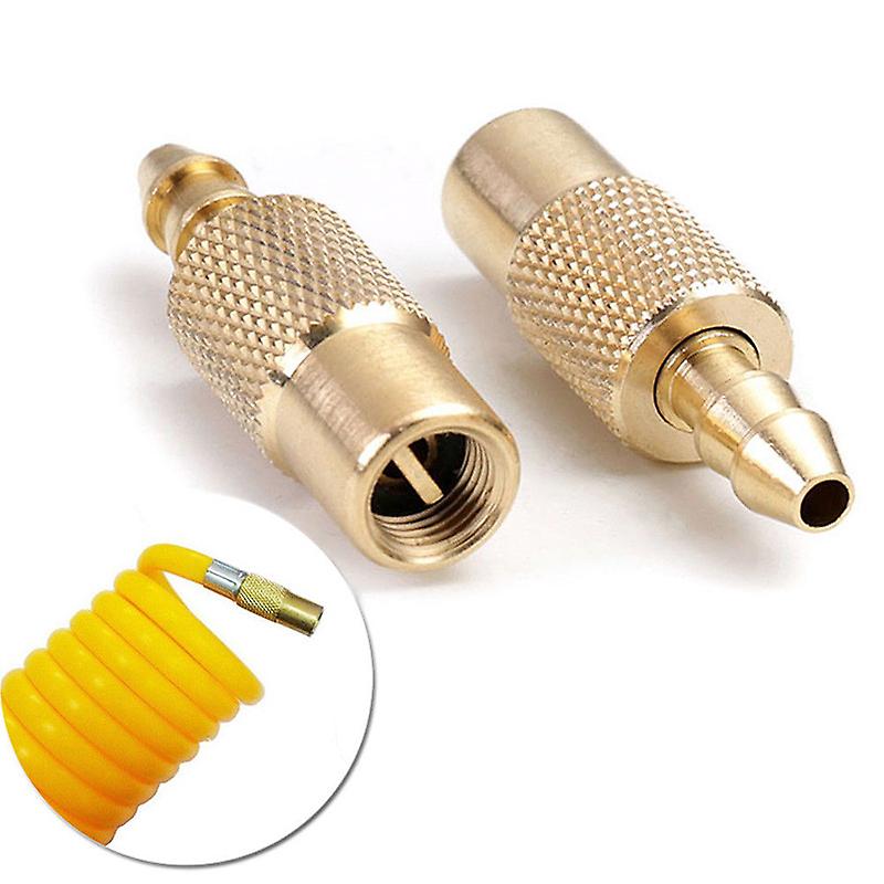 Car 6mm Tyre Tire Inflator Valve Connector Tyre Air Pump Chuck Valve Clip Brass