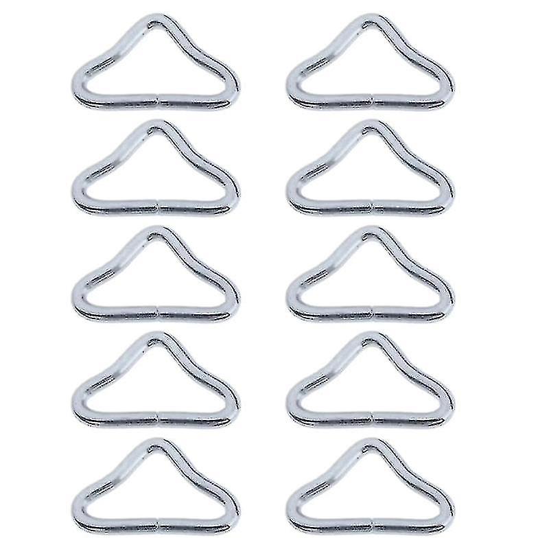 10pcs / pack Trampoline Mat Triangle Rings Buckle Universal Fit Ring V-rings