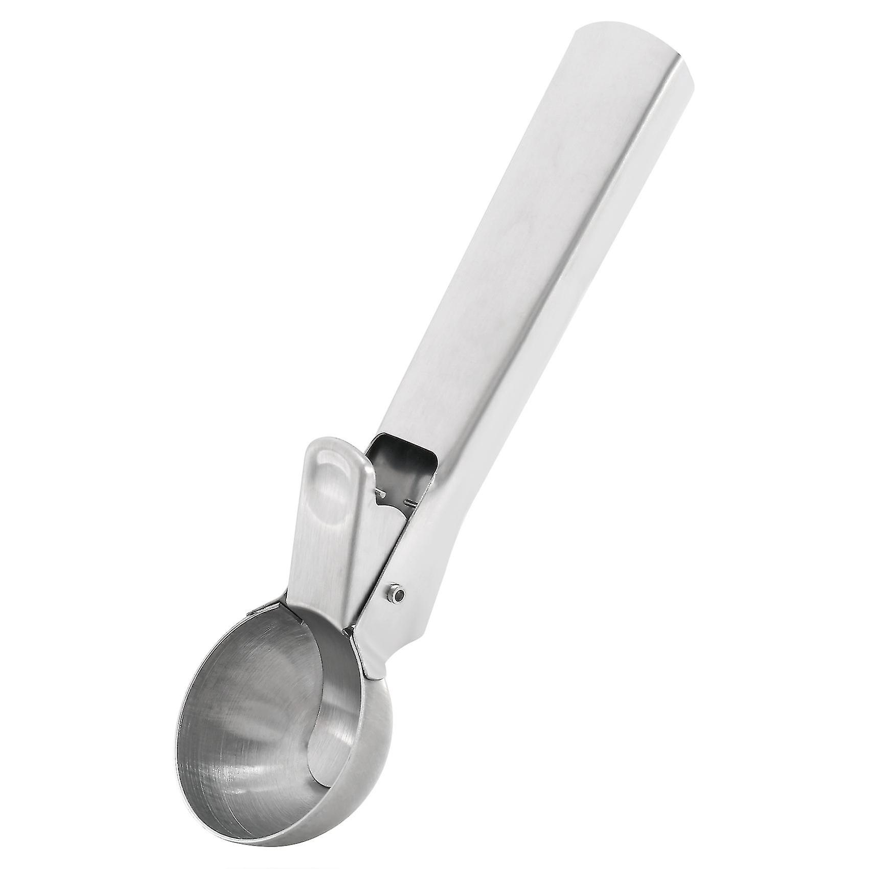 Stainless Steel Ice Cream Scoop, Easy To Trigger Release, Ice Cream Scoop With Comfortable Antifree
