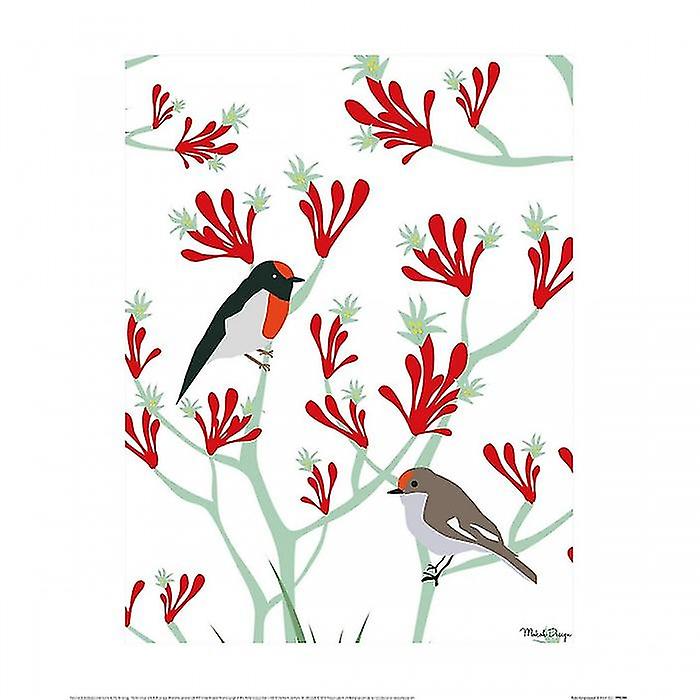 Mokoh Robin Kangaroopaw Print