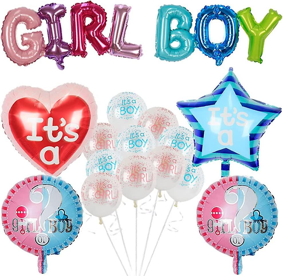 120 Pezzi Gender Reveal Decorations Piatto Di Carta Orso Set, Boy Or Girl Gender Reveal Party - 2